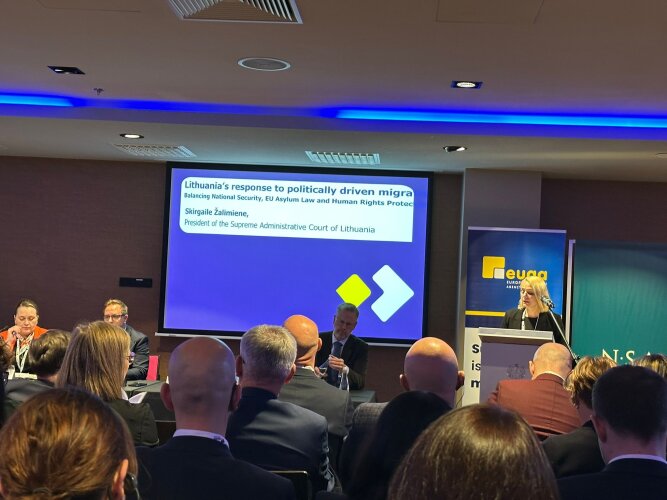 Lietuvos vyriausiojo administracinio teismo delegacija dalyvauja tarptautinės apsaugos konferencijoje  