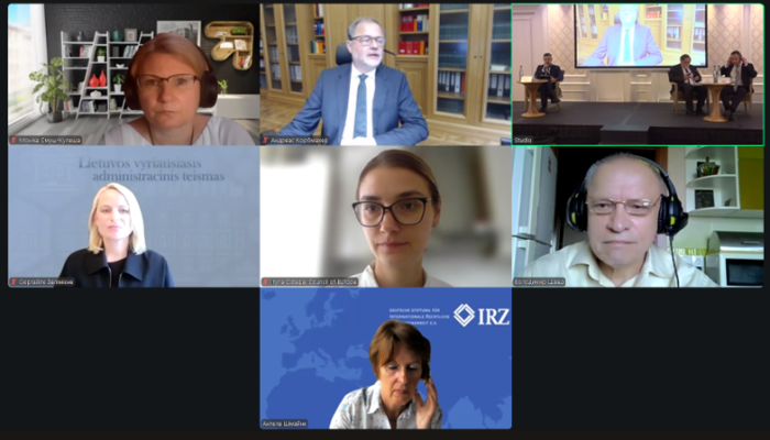 Lietuvos vyriausiojo administracinio teismo pirmininkė dalyvauja tarptautinėje konferencijoje Ukrainoje